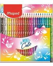 Моливи Maped Mini Cute - Peps, 24 цвята  -1
